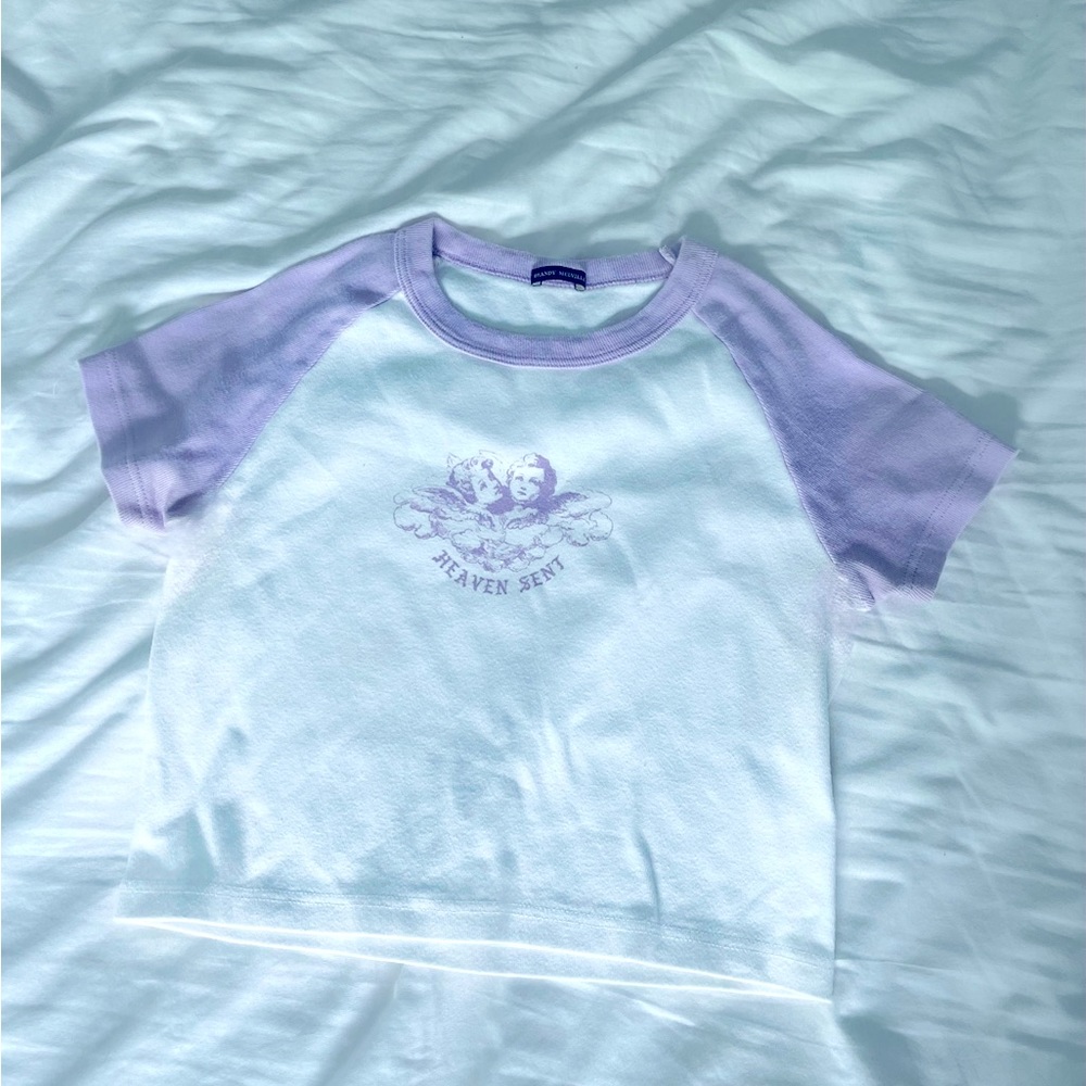 Brandy Melville Angel Baby Tee